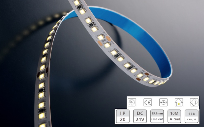 24V-10 мм-168D Low-Litage Light Strip