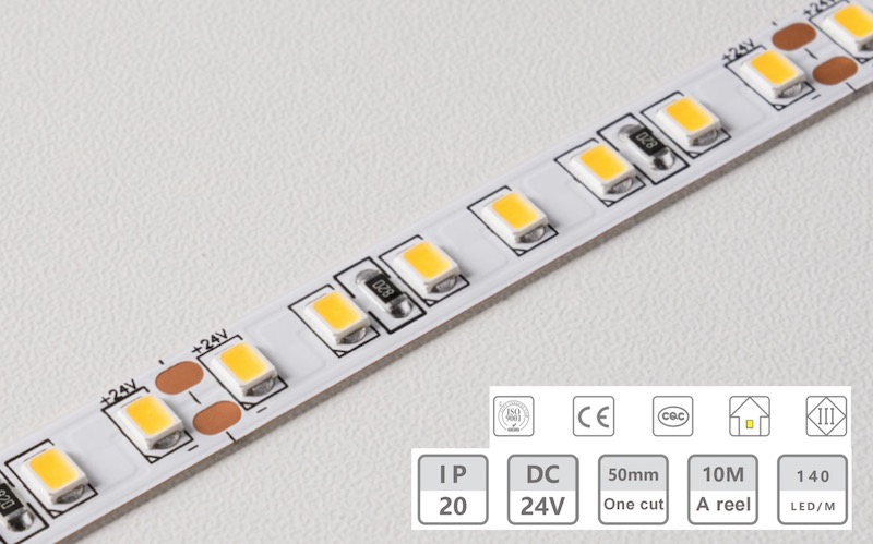 24V-8mm-120D-12W Low-Poltage Light Strip